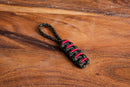 Woodland Camo Red Reflective Zipper Pulls