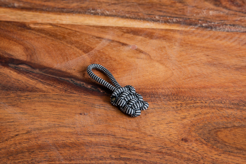 Zebra Paracord Zipper Pulls