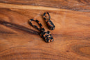 Orange Camo Paracord Zipper Pulls