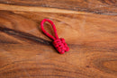 Red Reflective Zipper Pulls