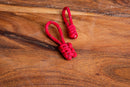 Red Reflective Zipper Pulls