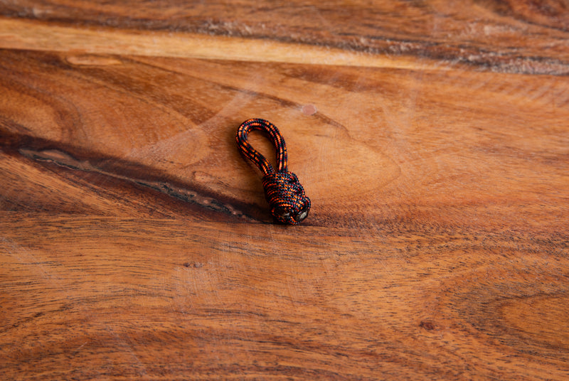 Crackling Fire Paracord Zipper Pulls