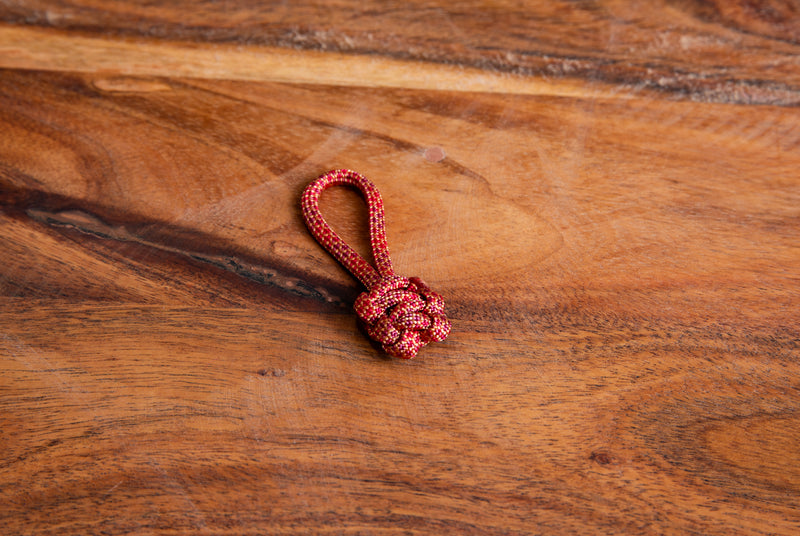 Brilliant Orange Sunset Paracord Zipper Pulls