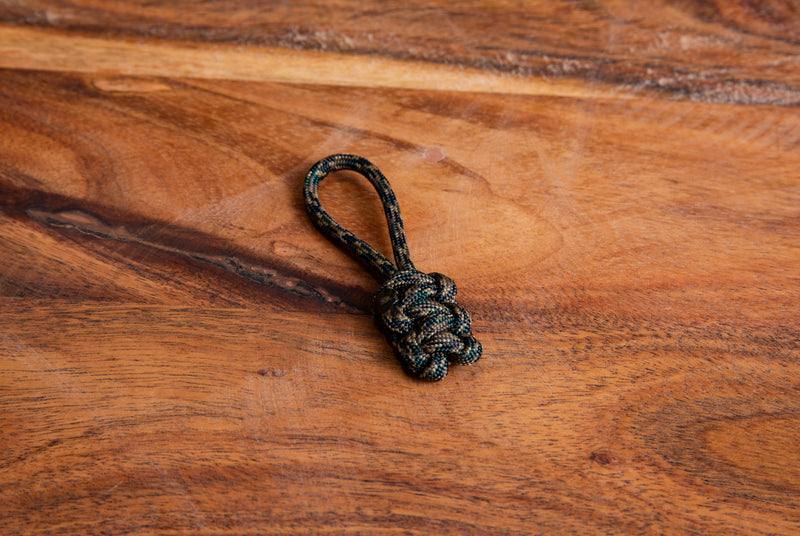 Tiger Stripe Camo Paracord Zipper Pulls