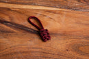 Firefighter Red Paracord Zipper Pulls