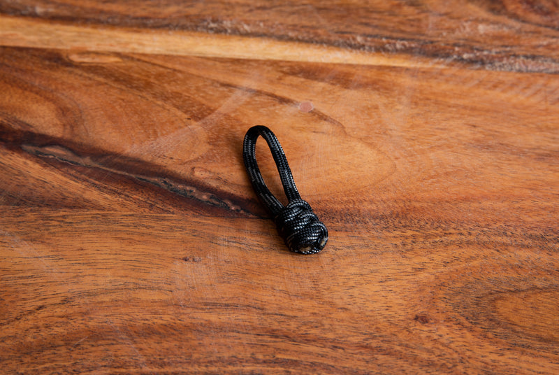 Black Grey Stripes Zipper Pulls