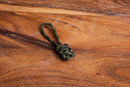 Forest Green Camo Paracord Zipper Pulls