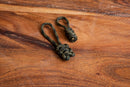 Forest Green Camo Paracord Zipper Pulls