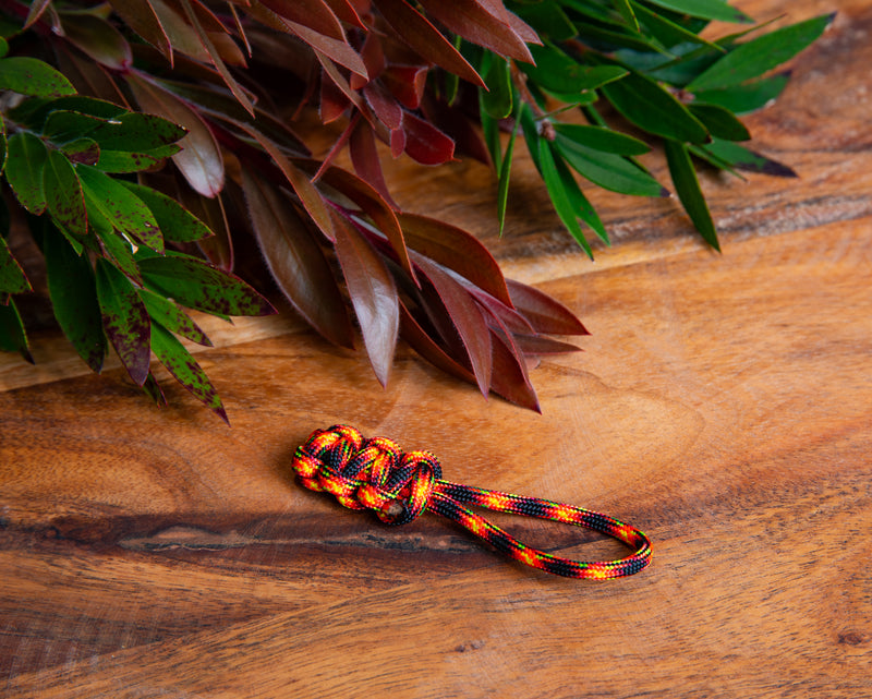Sunrise Camo Paracord Zipper Pulls