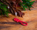Red Reflective Zipper Pulls