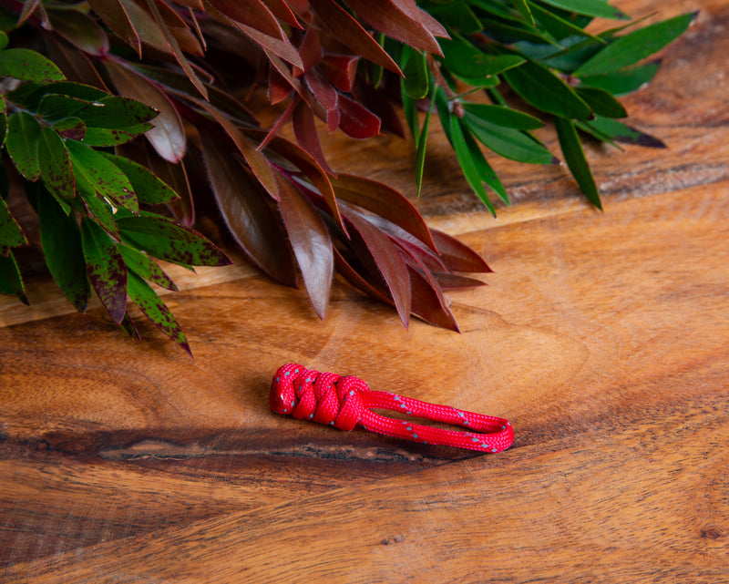 Red Reflective Zipper Pulls