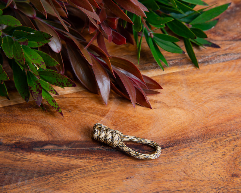 Desert Sand Camo Paracord Zipper Pulls