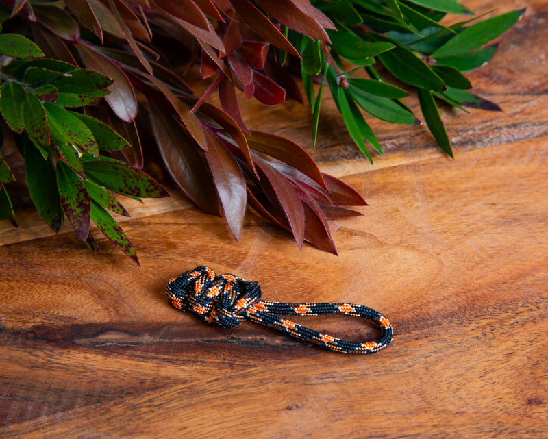 Orange Camo Paracord Zipper Pulls
