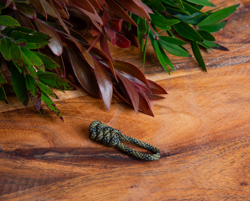 Forest Green Camo Paracord Zipper Pulls