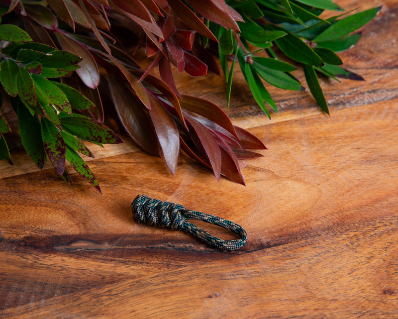 Tiger Stripe Camo Paracord Zipper Pulls