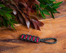 Woodland Camo Red Reflective Zipper Pulls