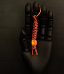The Warning Beaded Keychain