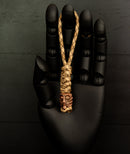 Inca Brown Stripe Lanyard