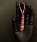 American Flag Indian Chief Lanyard