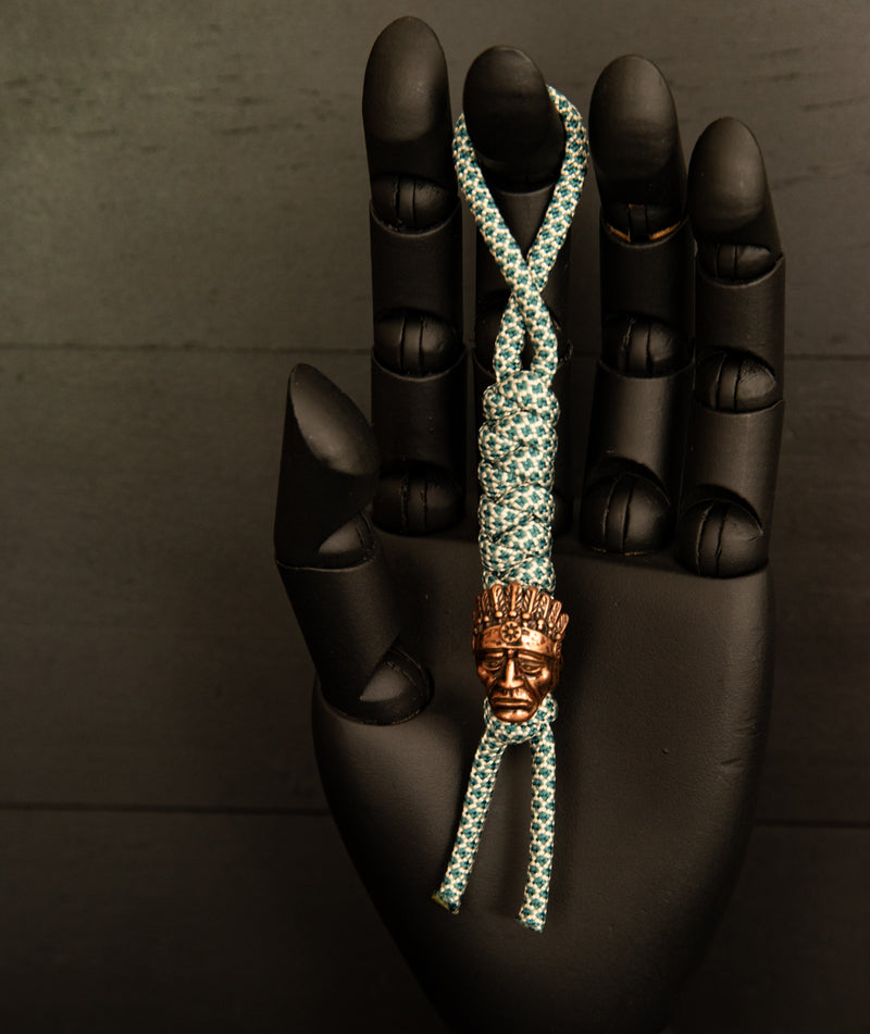 Mint Green Indian Chief Lanyard