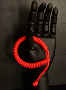 Solid Paracord Bracelet Vibrant Red