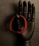 Red Ember Buckled Paracord Bracelet