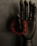 Black and Red Ladder Bracelet