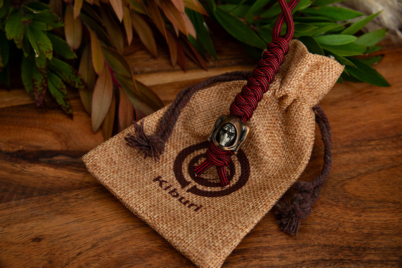 Mortal Masked Red Lanyard