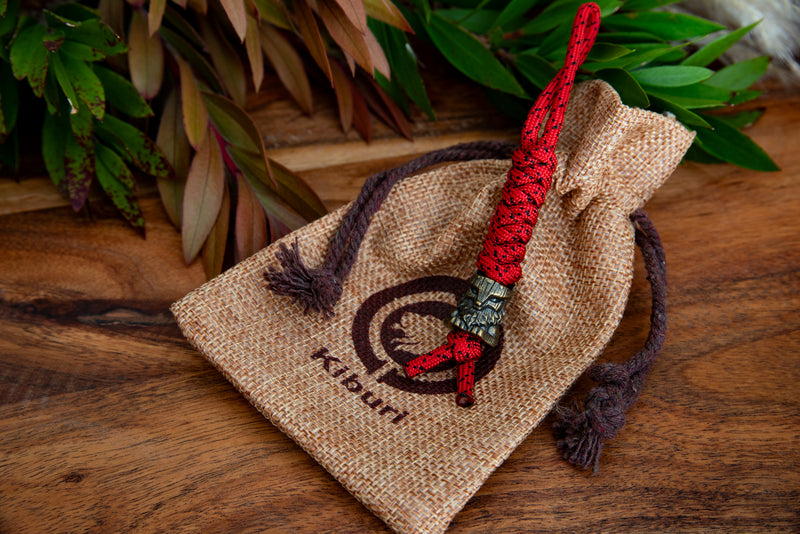 Egyptian Cat Red Lanyard