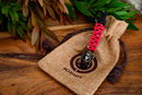 Mortal Masked Warrior Black & Red Keychain