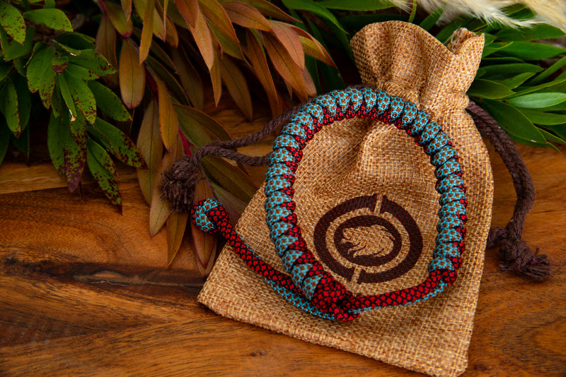 Red Blue Diamond Summer Breeze Bracelet