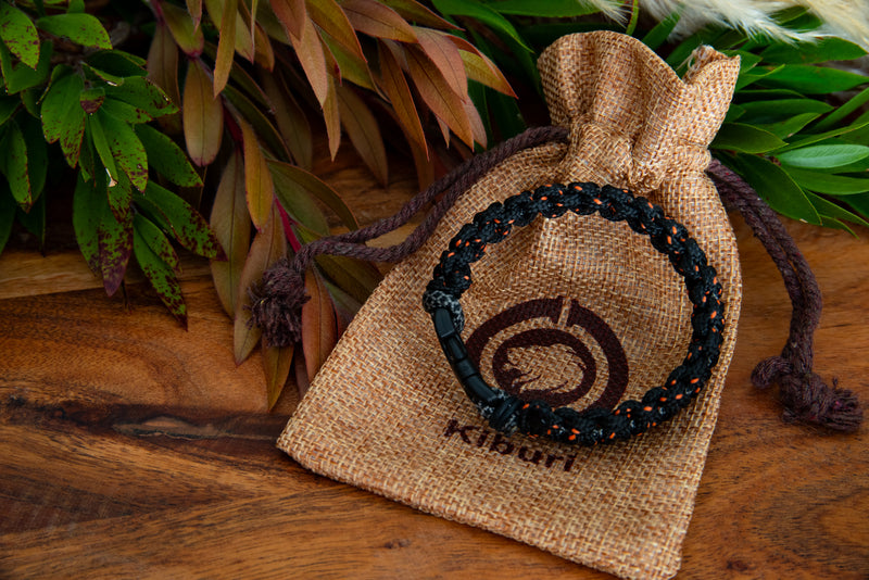 Spotted Black Honeycombe Bracelet