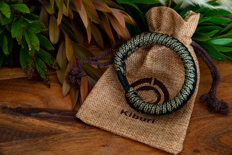 The Luxe Black Butt Timber Bracelet