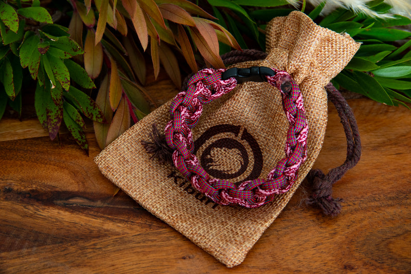 Pink Marshmallow Ladder Bracelet