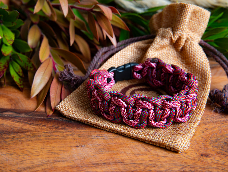 Pink Marshmallow Ladder Bracelet