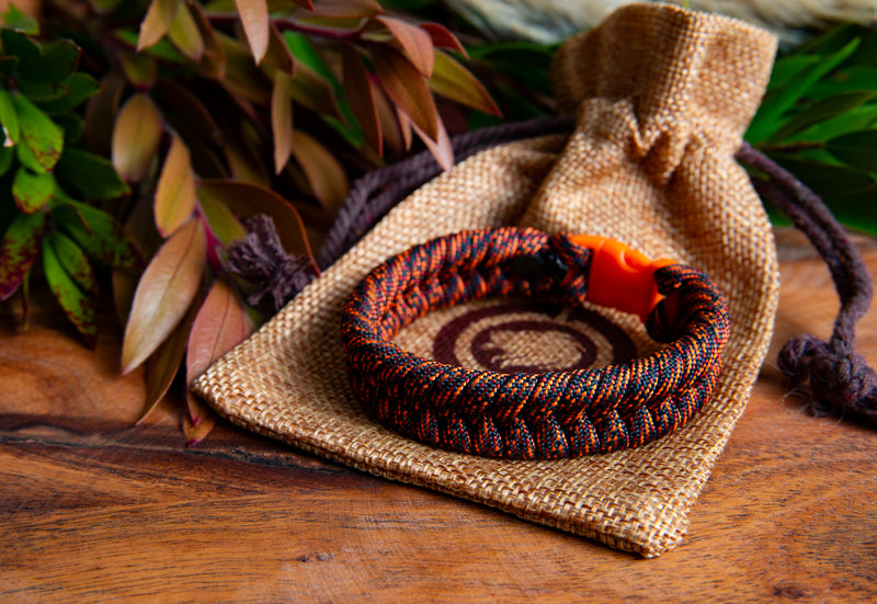 Orange Sunset Buckle Bracelet