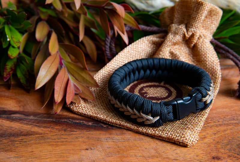 The Luxe Black Road Bracelet