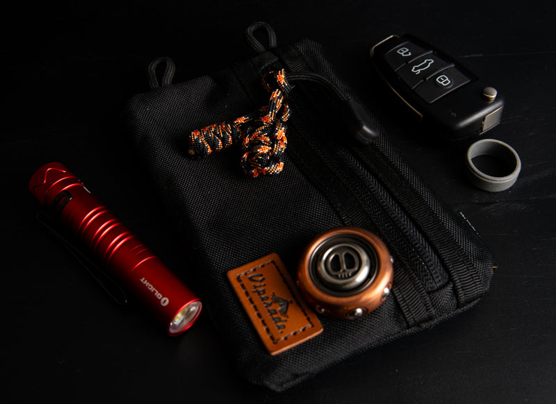 Orange Camo Paracord Zipper Pulls