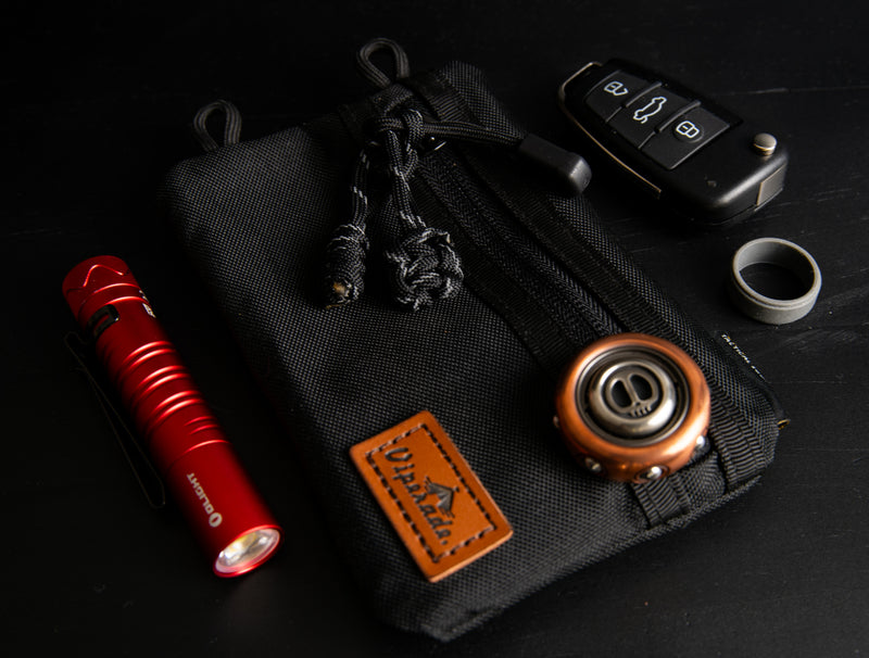 Black Reflective Paracord Zipper Pulls