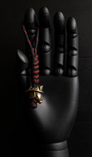 Red and Black Fire Fighter Lanyard