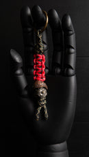 Cool Gorilla Red Green Keychain