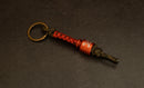Toxic Poison Beaded Burnt Keychain