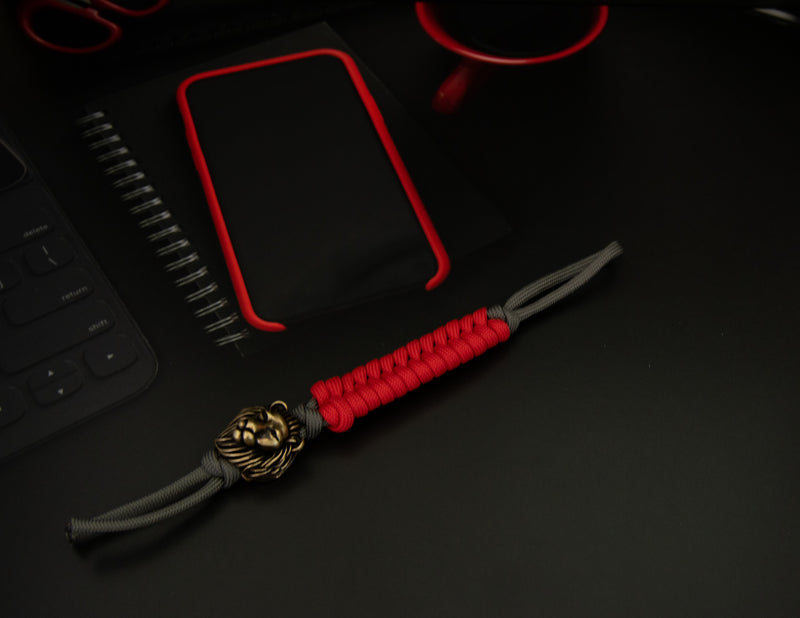 Volcano Over Ash Kiburi Lion Lanyard
