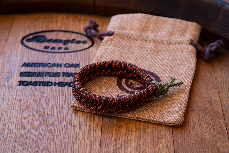 Orange Sunset Paracord Bracelet