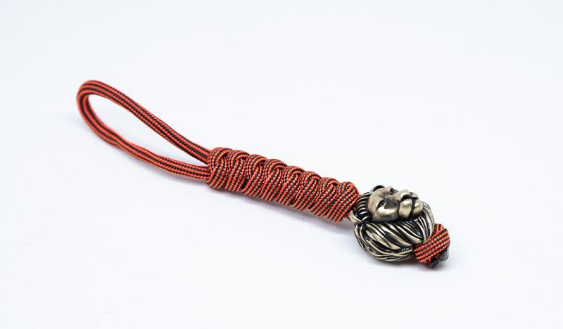 Kiburi Lion Striped Orange Lanyard