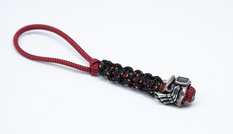 Angry Trucker Firey Keychain