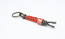 Toxic Poison Beaded Burnt Keychain