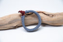 Navy Blue Spotted Red Bracelet