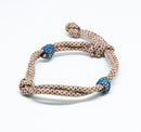 Beaded Paracord Bracelet Giraffe Turquoise