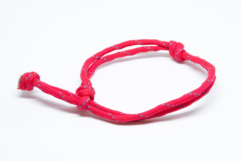 Reflective Red Paracord Bracelet